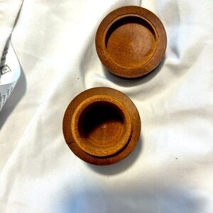 Small hand carved box